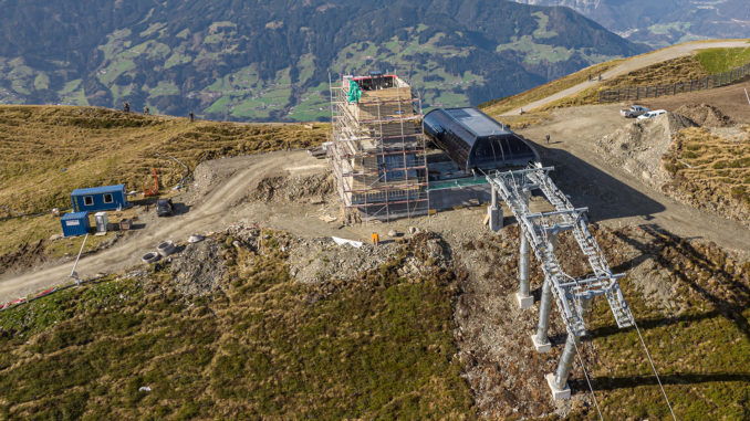 Die Bergstationder neuen Hornbahn 2000 liegt auf einer Seehöhe von 2.030 Metern. // Foto: Ski Juwel Alpbachtal Wildschönau