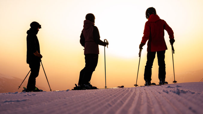 Skifahren in Laax - ein besonderes Highlight. // Foto: Philipp Ruggli