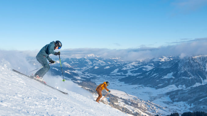 Vielseitig: Die Kitzbüheler Alpen punkten mit traumhaften Pisten für Anfänger und Könner. // Foto: Daniel Hug