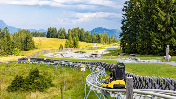 Timoks Alpine Coaster in Fieberbrunn (Tirol). // Foto: alpintreff.de, Silke Schön