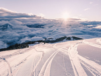 Sonnenaufgang im Skigebiet Schmittenhöhe. // Foto: Zell am See-Kaprun Tourismus