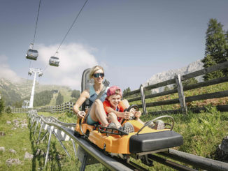 Die längste Alpen-Achterbahn der Welt startet am 28. April in die Sommersaison. Diese dauert heuer extra lang bis 5. November. // Foto: Imster Bergbahnen / Rudi Wyhlidal