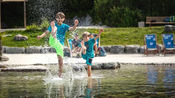 Sommerspaß im Triassic Park in Tirol. // Foto: Klaus Listl, freezingmotions