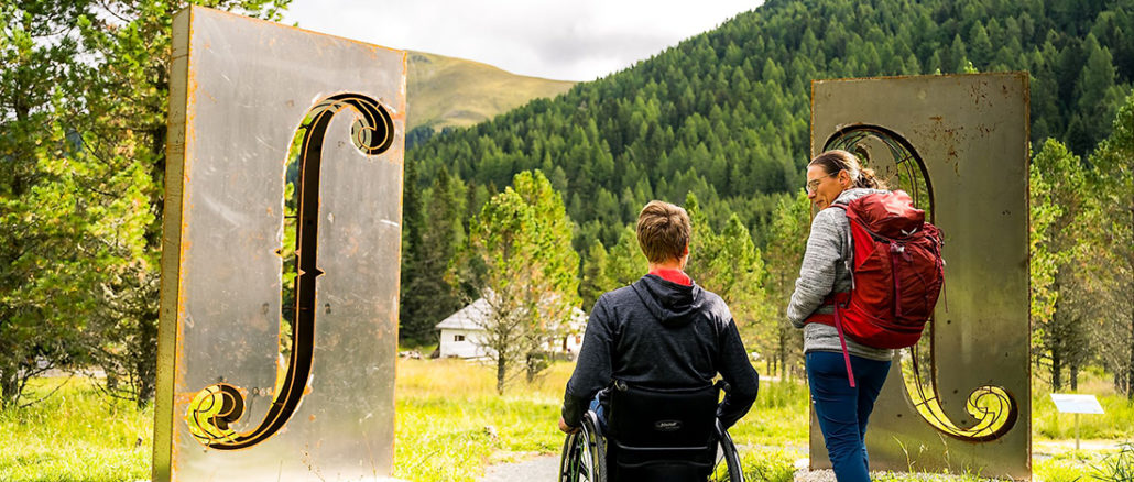 Silva Magica: Auf einem barrierefreien Rundweg tauchen Besucher in Natur und Sagen ein. // Foto: Michael Stabentheiner, Kärnten Werbung