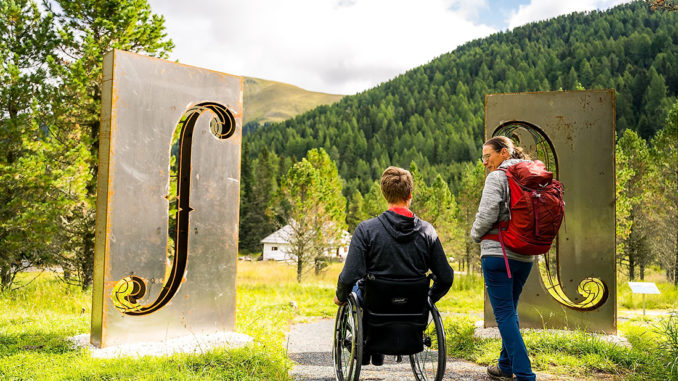 Silva Magica: Auf einem barrierefreien Rundweg tauchen Besucher in Natur und Sagen ein. // Foto: Michael Stabentheiner, Kärnten Werbung