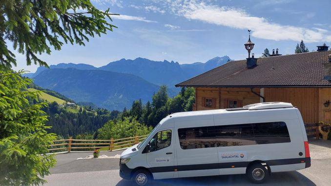 Der Heutal-Shuttle. // Foto: Salzburger Saalachtal Tourismus, Nicole Lohfeyer