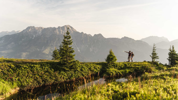 Wandern, Biken, Kulinarik und Wellness - das alles und noch viel mehr kann man im Herbst in Saalfelden Leogang erleben. // Foto: saalfelden-leogang.com/Michael Geißler