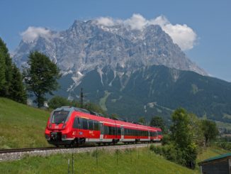 Mit der Bahn bis an die Zugspitze. // Foto: DB Regio