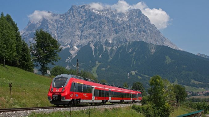 Mit der Bahn bis an die Zugspitze. // Foto: DB Regio