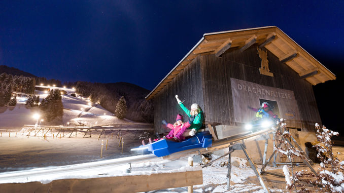 Sagenhaft wild: Fahrt mit dem AlpineCoaster „Drachenflitzer“. // Foto: Wildschönau Tourismus, H. Dabernig