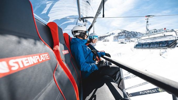 Unterwegs im Skigebiet Steinplatte-Winklmoosalm. // Foto: MathäusGartner