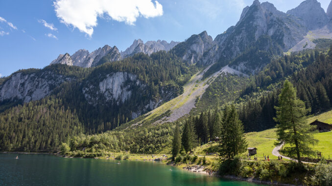 Atemberaubende Aussichten am Vorderen Gosausee. Bild: Christian Schön