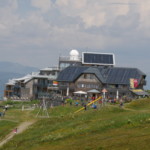 Der Alpengasthof Pacheiner auf der Gerlitzen Alpe.